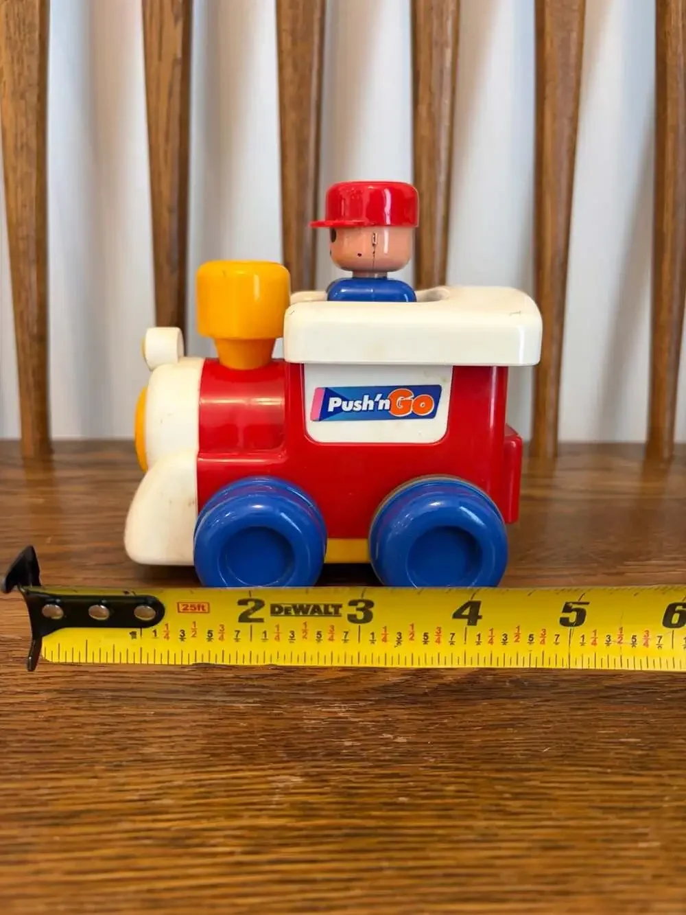 LittleTomy Push 'n Go Train Car 1991 TOMY